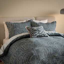 Harlequin Frescoes Kingsize Duvet Cover SET, Sapphire - thumbnail 1