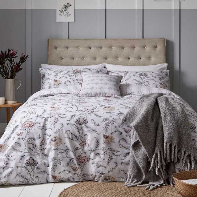Helena Springfield Fable Kalina Single Duvet Cover Set, Grey & Gold - image 1