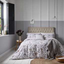 Helena Springfield Fable Kalina Single Duvet Cover Set, Grey & Gold - thumbnail 2
