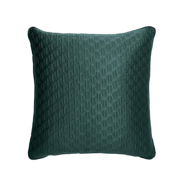 Ted Baker T Quilted Sham Pillowcase, Forest - image 1