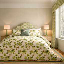 Sanderson Fig Harvest Kingsize Duvet Cover SET, Green - thumbnail 2