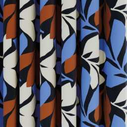 "Helena Springfield Simply Scandi Otto Lined Curtains 66"" x 72"", Blue" - thumbnail 2