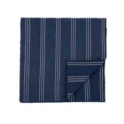 Bedeck of Belfast Emmeline Quilted Throw, Denim Blue - thumbnail 1