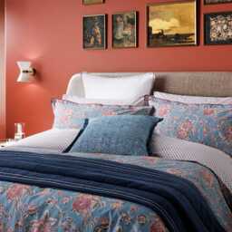 Bedeck of Belfast Emmeline Quilted Throw, Denim Blue - thumbnail 2