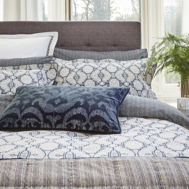 Bedeck of Belfast Kateri Single Duvet Cover, Midnight