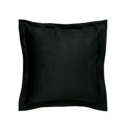 Ted Baker 250 Thread Count Plain Dye Square Oxford Pillowcase, Black - thumbnail 1