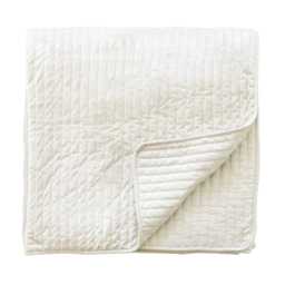 Murmur Flynn Quilted Throw, White