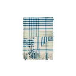 Land & Shore Picnic Check Throw, Green