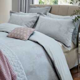 Bedeck of Belfast Allegro Super Kingsize Duvet Cover, Mauve - thumbnail 1