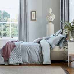 Bedeck of Belfast Allegro Super Kingsize Duvet Cover, Mauve - thumbnail 2