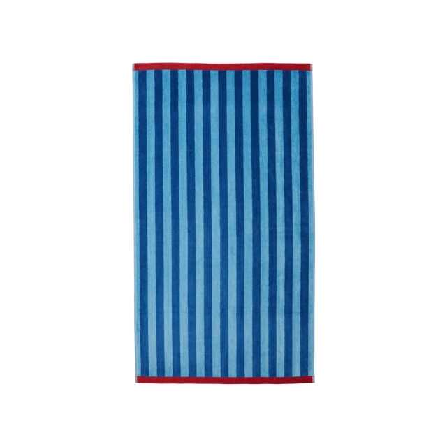 Land & Shore Shore Stripe Hand Towel, Blue/Red - image 1