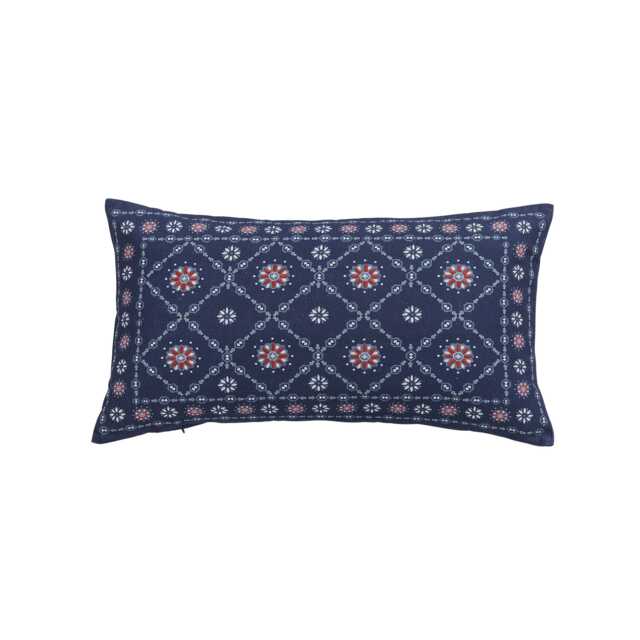 Joules Grove Cushion 60cm x 35cm, Blue - image 1