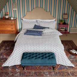 Joules Grove Cushion 60cm x 35cm, Blue - thumbnail 2