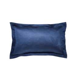 Bedeck of Belfast Fine Linens Osaka Oxford Pillowcase, Midnight - thumbnail 1