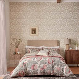 Sanderson Cantaloupe Single Duvet Cover SET, Blush & Dove - thumbnail 2