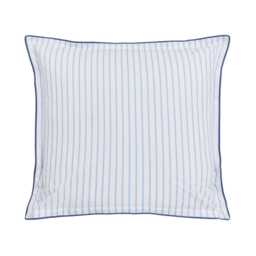 Bedeck of Belfast Seren Pair of Square Oxford Pillowcases, Blue/Pink - thumbnail 1