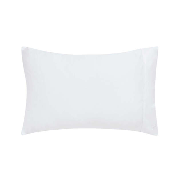 Ted Baker 250 Thread Count Plain Dye Standard Pillowcase, White - image 1