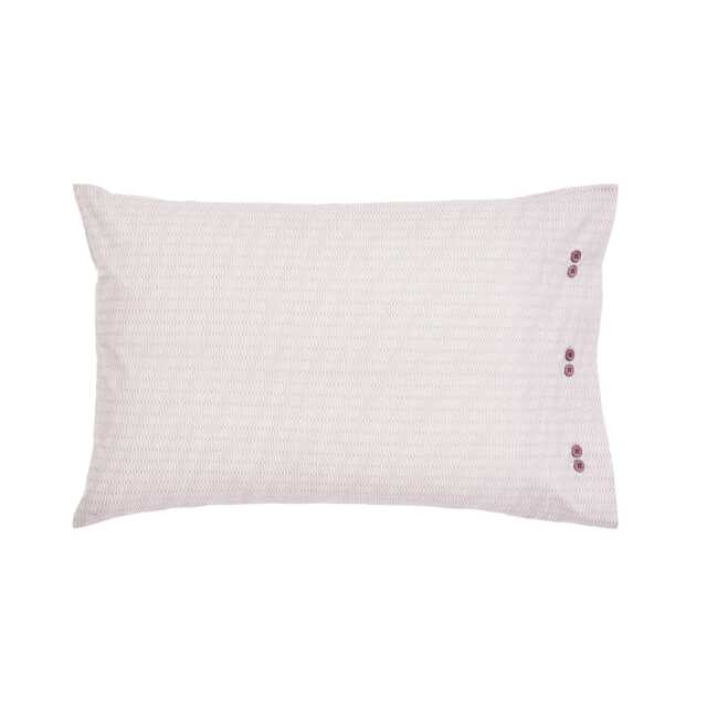 Bedeck of Belfast Umma Pair of Standard Pillowcases, Pink - image 1