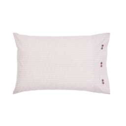 Bedeck of Belfast Umma Pair of Standard Pillowcases, Pink - thumbnail 1
