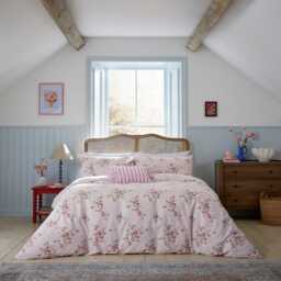 Helena Springfield Secret Garden Blossom Print Double Duvet Cover SET, Pink - thumbnail 2