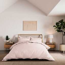 By Bedeck 500 Thread Count Plain Dye Pair of Oxford Pillowcases, Pink - thumbnail 2