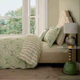 V&A Lerena Single Duvet Cover SET, Green - thumbnail 2