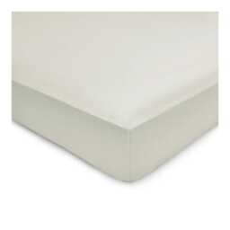By Bedeck 500 Thread Count Plain Dye Super Kingsize Fitted Sheet, Sage - thumbnail 2