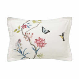 Sanderson Clementine Single Duvet Cover Set, Duck Egg - thumbnail 2