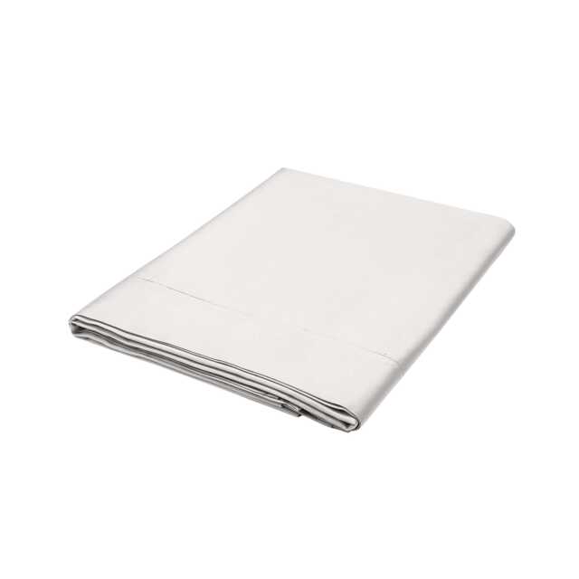 Bedeck of Belfast Fine Linens 1000 Thread Count Egyptian Cotton Double Flat Sheet, Silver - image 1