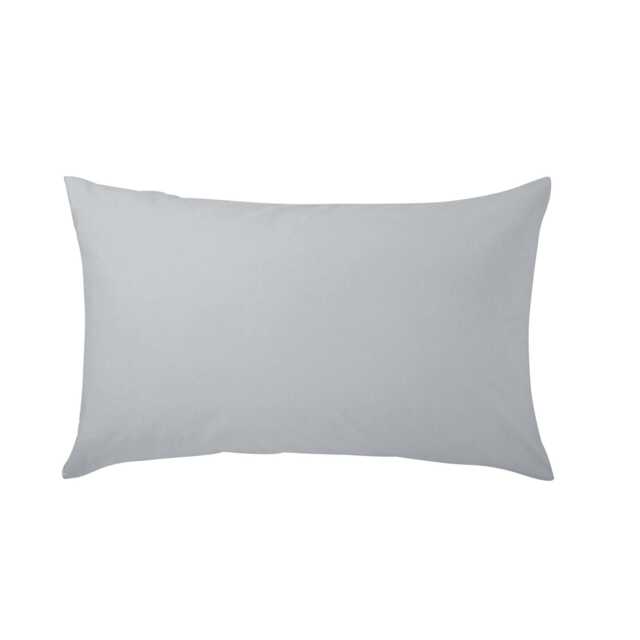 Helena Springfield Brushed Cotton Pair of Standard Pillowcases, Silver - image 1