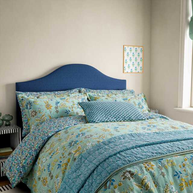 Land & Shore Bramble Single Duvet Cover Set, Green - image 1