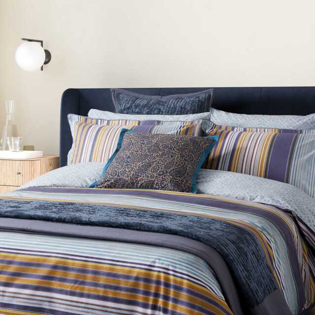 Bedeck of Belfast Aldin Single Duvet Cover SET, Celadon - image 1