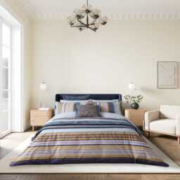 Bedeck of Belfast Aldin Single Duvet Cover SET, Celadon - thumbnail 2