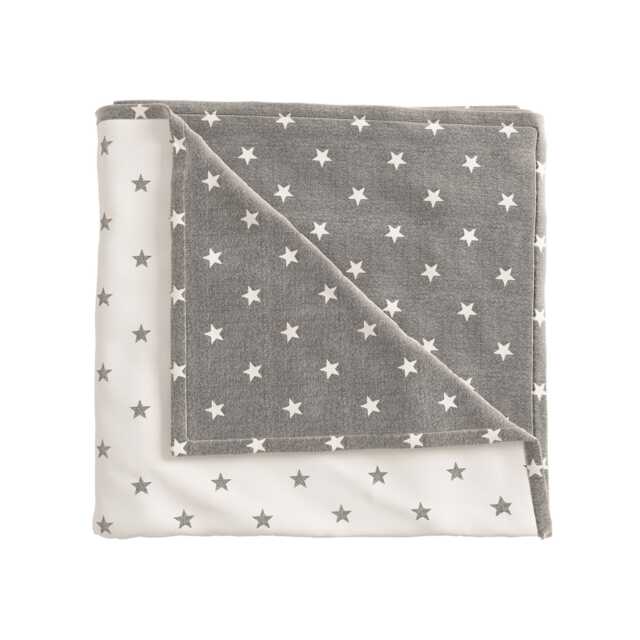 Helena Springfield Star Woven Throw, Grey - image 1