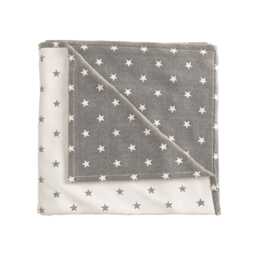 Helena Springfield Star Woven Throw, Grey - thumbnail 1