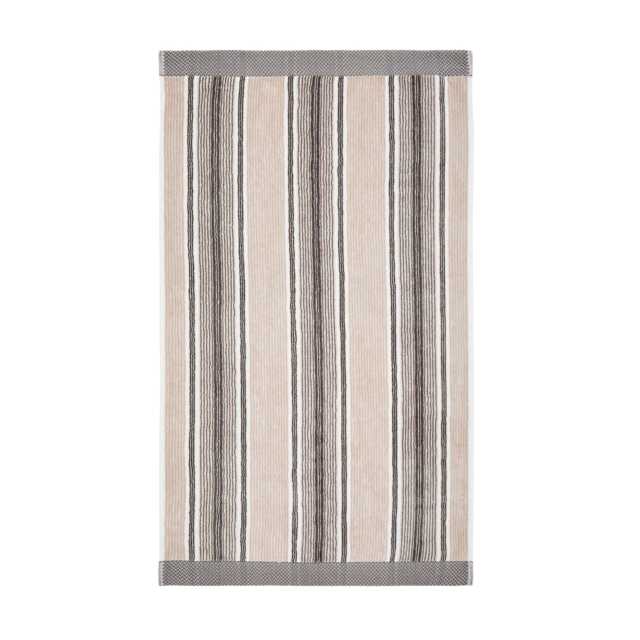 Bedeck of Belfast Florence Bath Sheet, Charcoal & Linen - image 1