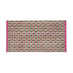 Harlequin Sophie Robinson Basket Weave Hand Towel, Rose & Peridot - thumbnail 2