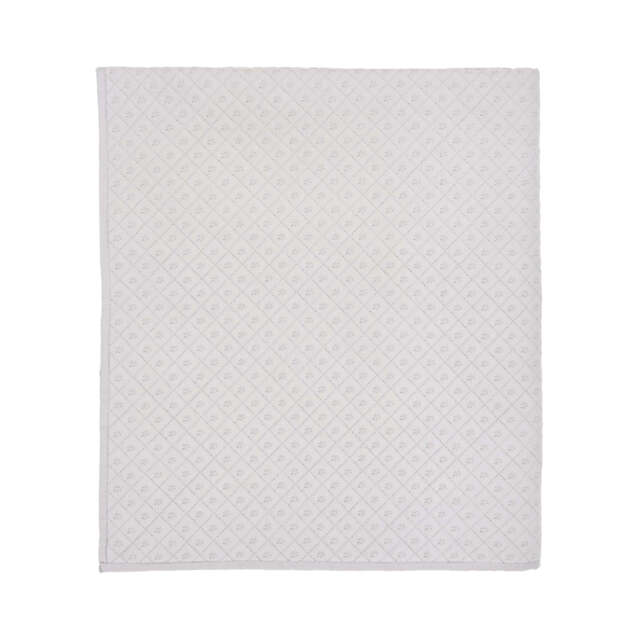 Murmur Cynthia Quilted Throw, Cloud Grey - image 1