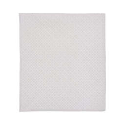 Murmur Cynthia Quilted Throw, Cloud Grey - thumbnail 1