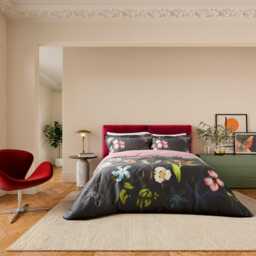 Ted Baker New Hampton Super Kingsize Duvet Cover SET, Charcoal - thumbnail 2