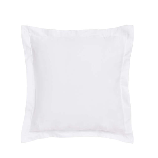 Ted Baker 250 Thread Count Plain Dye Square Oxford Pillowcase, White - image 1