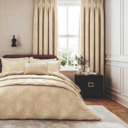1951 Layla Single Duvet Cover SET, Soft Gold - thumbnail 2