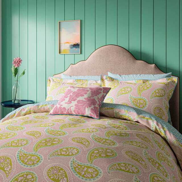 Land & Shore Melody Double Duvet Cover SET, Multi - image 1