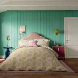 Land & Shore Melody Double Duvet Cover SET, Multi - thumbnail 2