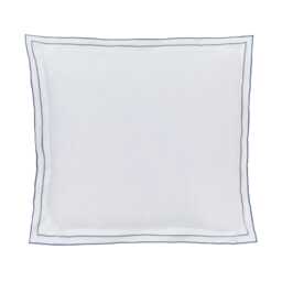 Bedeck of Belfast Elara Pair of Square Oxford Pillowcases, Blue/Green
