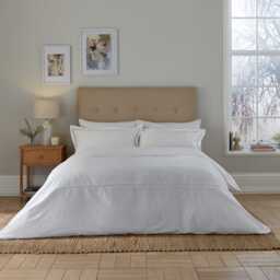 Murmur Efa Double Duvet Cover SET, White - thumbnail 2