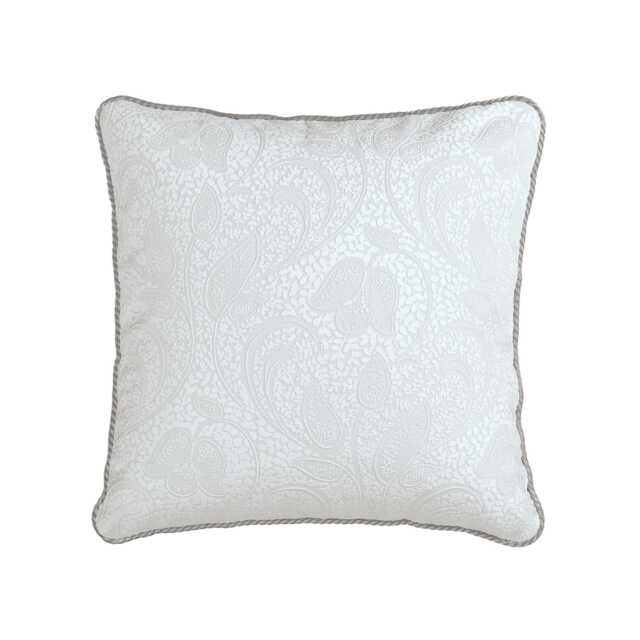 1951 Ashleigh Cushion 40cm x 40cm, Platinum - image 1