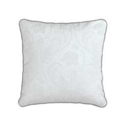 1951 Ashleigh Cushion 40cm x 40cm, Platinum