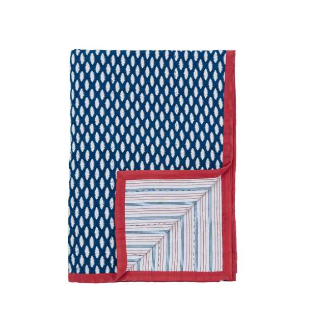 Land & Shore Inis Decorative Throw, Blue - image 1