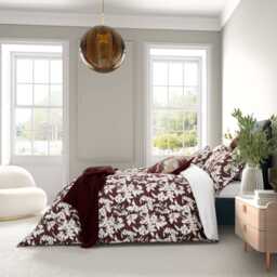 Bedeck of Belfast Aris Single Duvet Cover, Mulberry - thumbnail 2